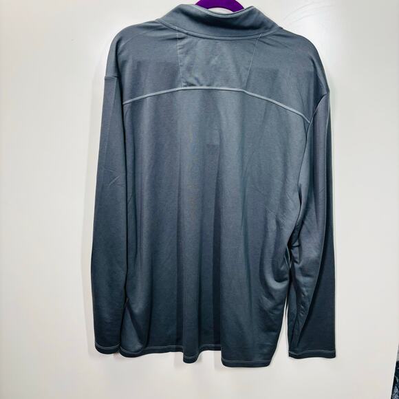 Tommy Bahama‎ Men's Kohala Peak Quarter-Zip Sweater, Gray, XXL 0302 - Picture 4 of 8